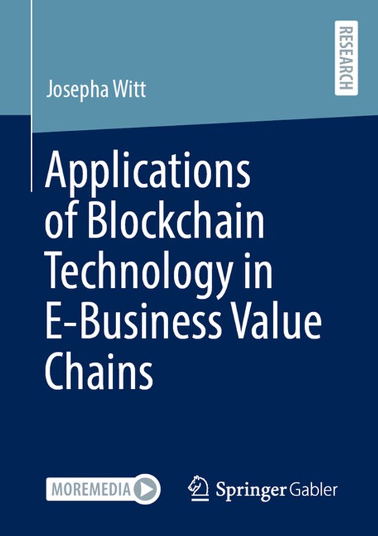 Applications of Blockchain Technology in E-Business Value Ch ... - cover