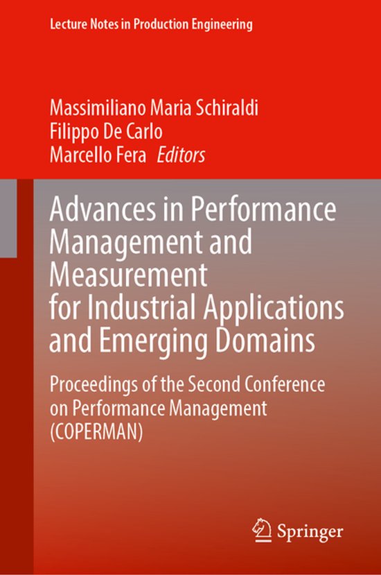 Lecture Notes in Production Engineering- Advances in Perform ... - cover