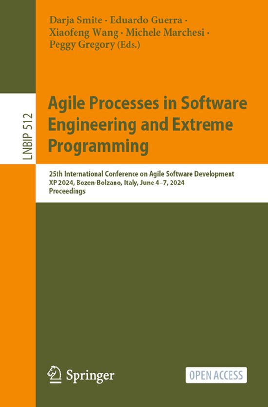 Lecture Notes in Business Information Processing512- Agile P ... - cover