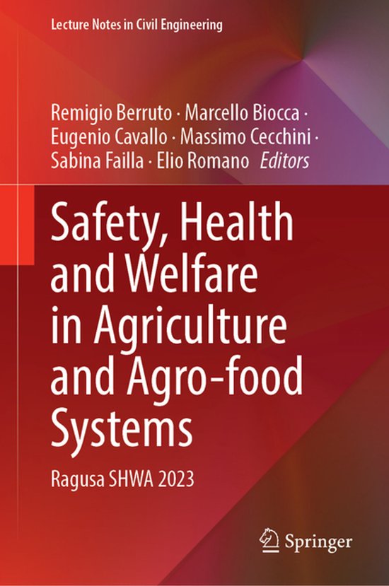 Lecture Notes in Civil Engineering521- Safety, Health and We ... - cover