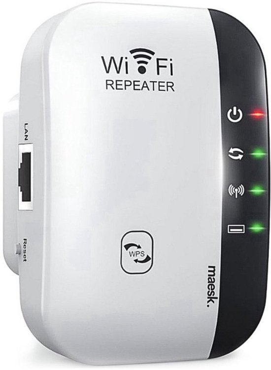 MAESK - WiFi Versterker Stopcontact - WiFi Extender