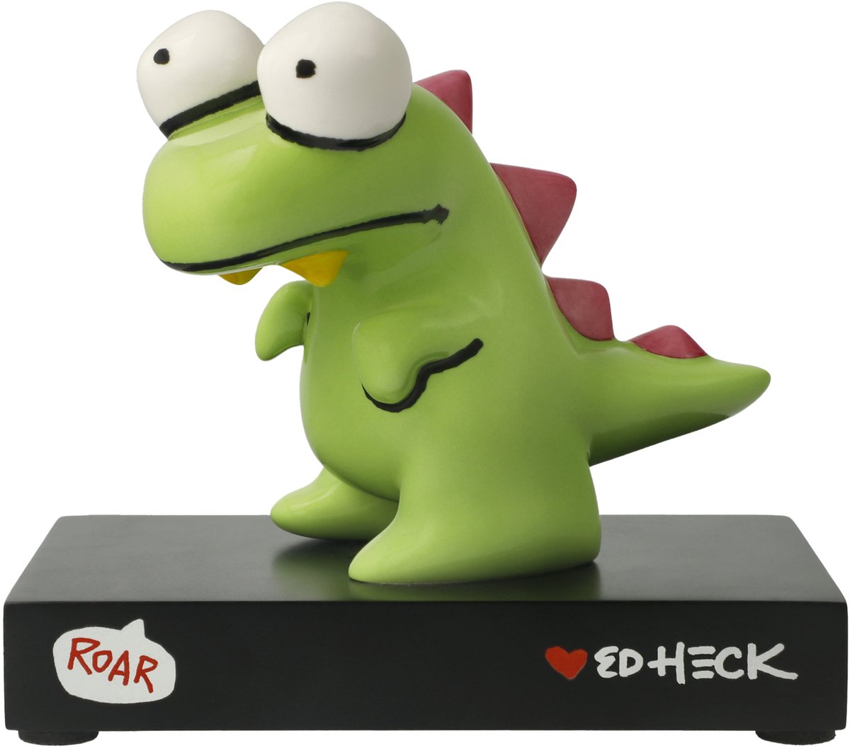 Goebel Ed Heck | Decoratief beeld Roar | Porselein - dino - 16cm