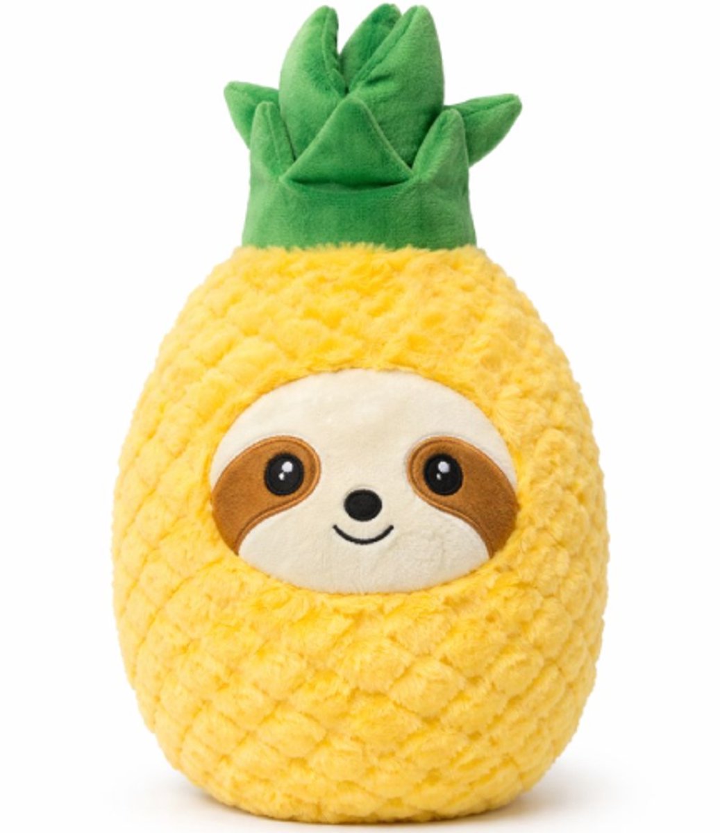 Ananas met Luiaard Pluche Knuffel 35 cm