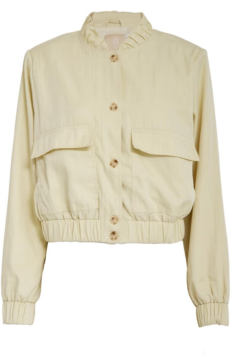 Peppercorn Grady Bomber Jacket French Vanilla Beige
