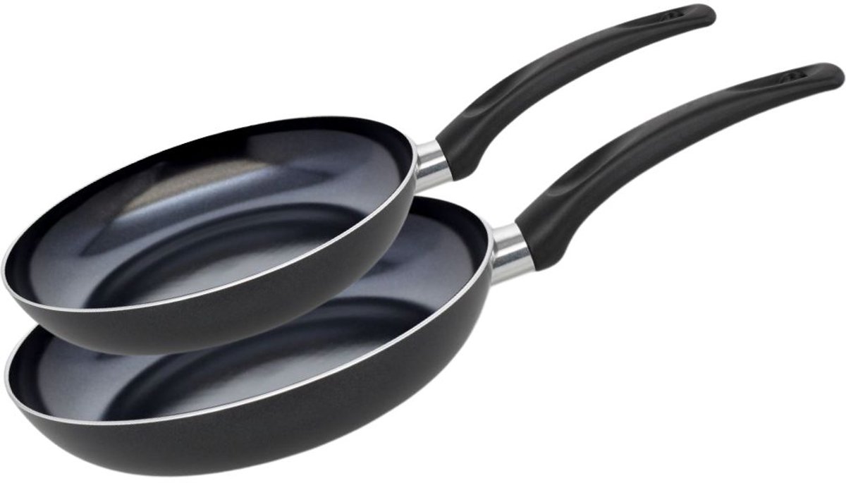 Set van 2 Pannen 24 en 28 cm keramisch zonder PFAS Elo Prima Cucina