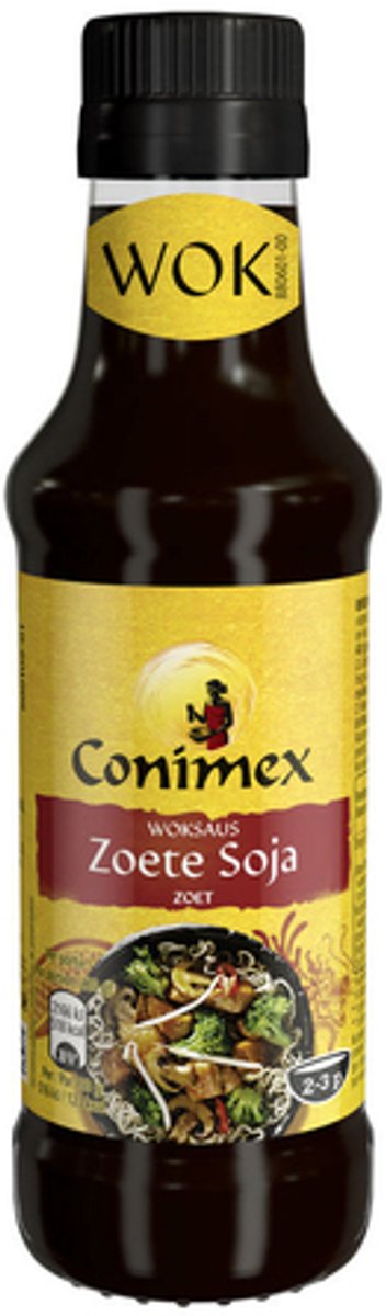 Conimex - Woksaus - Zoete Soja - 6 x 175 ml