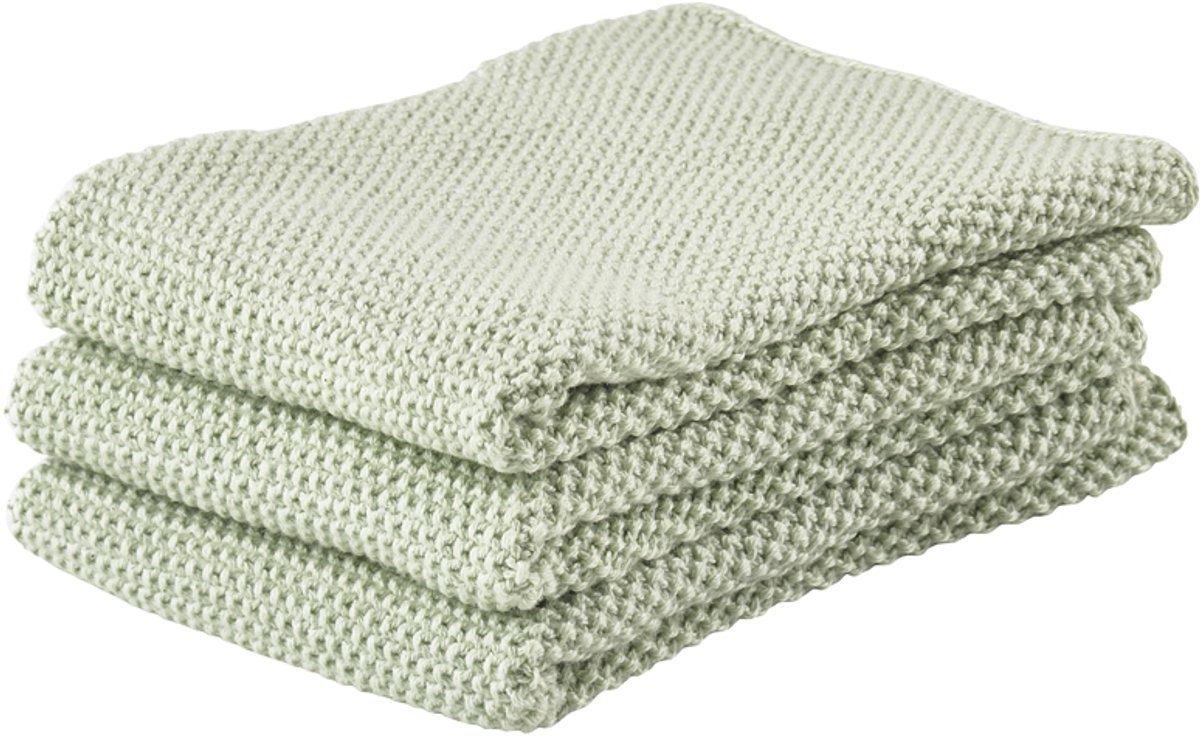 Zone Denmark Vaatdoek 27 x 27 cm 3 stuks Mint