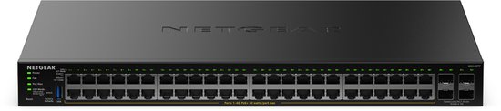 NETGEAR GS348TP - Netwerk Switch - Smart Managed - Gigabit - PoE+ - 48 poorten