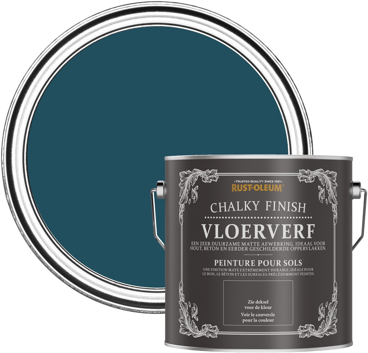 Rust-Oleum Vloerverf Chalky - Uniform 2,5l