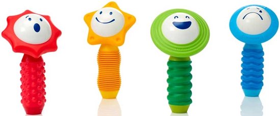 SmartMax My First Sounds & Senses - Magnetisch Sensorisch Speelgoed - 8-Delige Bouwset met Geluid en Structuur - Educatief Speelgoed voor Peuters - Vanaf 1 Jaar