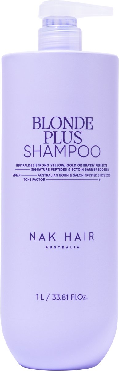 Nak - Signature Blonde Plus Shampoo - 1000 ml