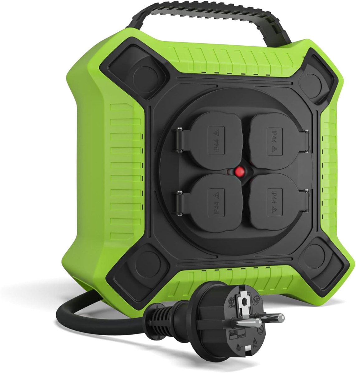 mavoa® Kabelhaspel - Haspel verlengsnoer - Verlengsnoer met stekkerdoos