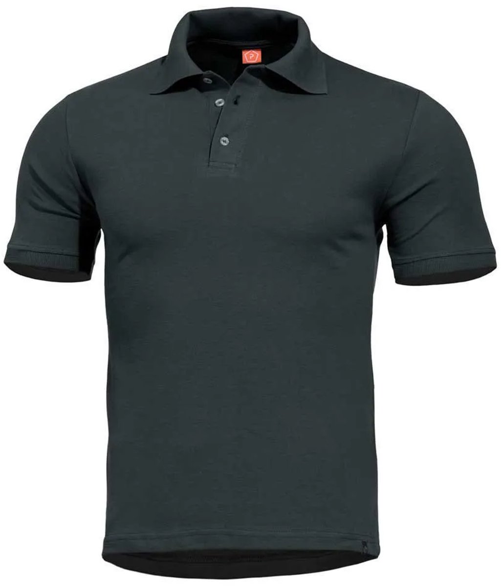 Pentagon Sierra Korte Mouw Poloshirt Zwart L Man