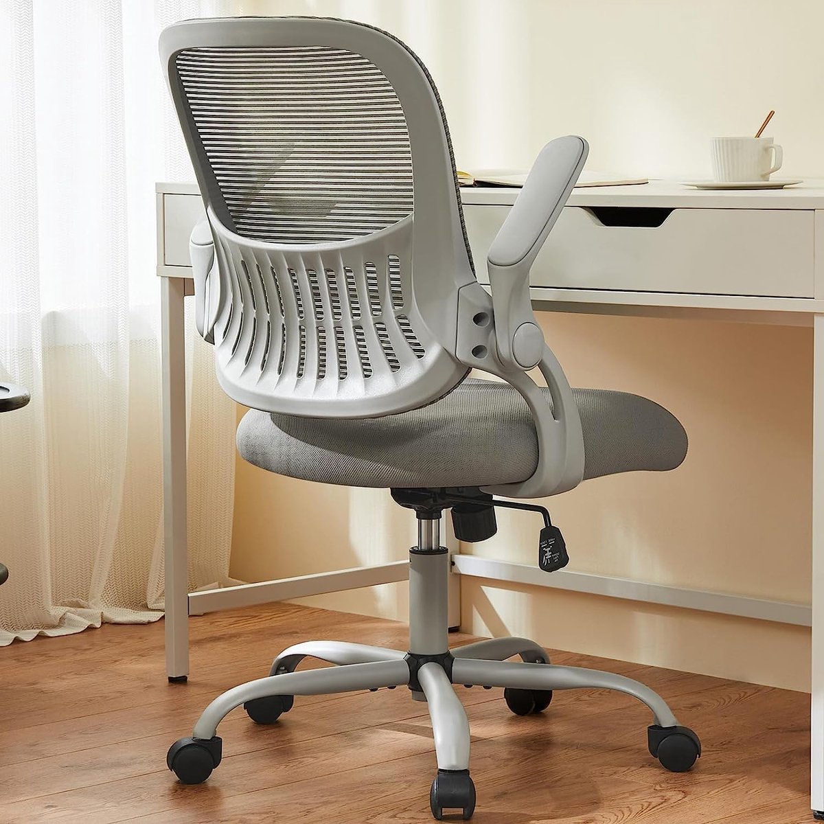 Ergonomische Bureaustoel Verstelbaar – Comfortabele Computerstoel met Rugondersteuning en Duurzame Stof – Zwart – Depauwwonen – Afmetingen op aanvraag – Depauw