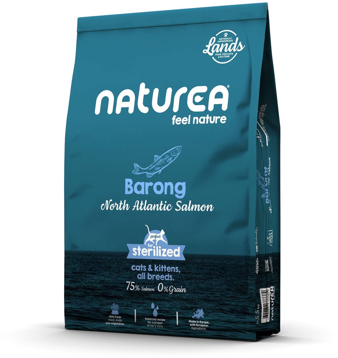 Naturea Cat Lands Barong North Atlantic Salmon 5,5 kg - Kat