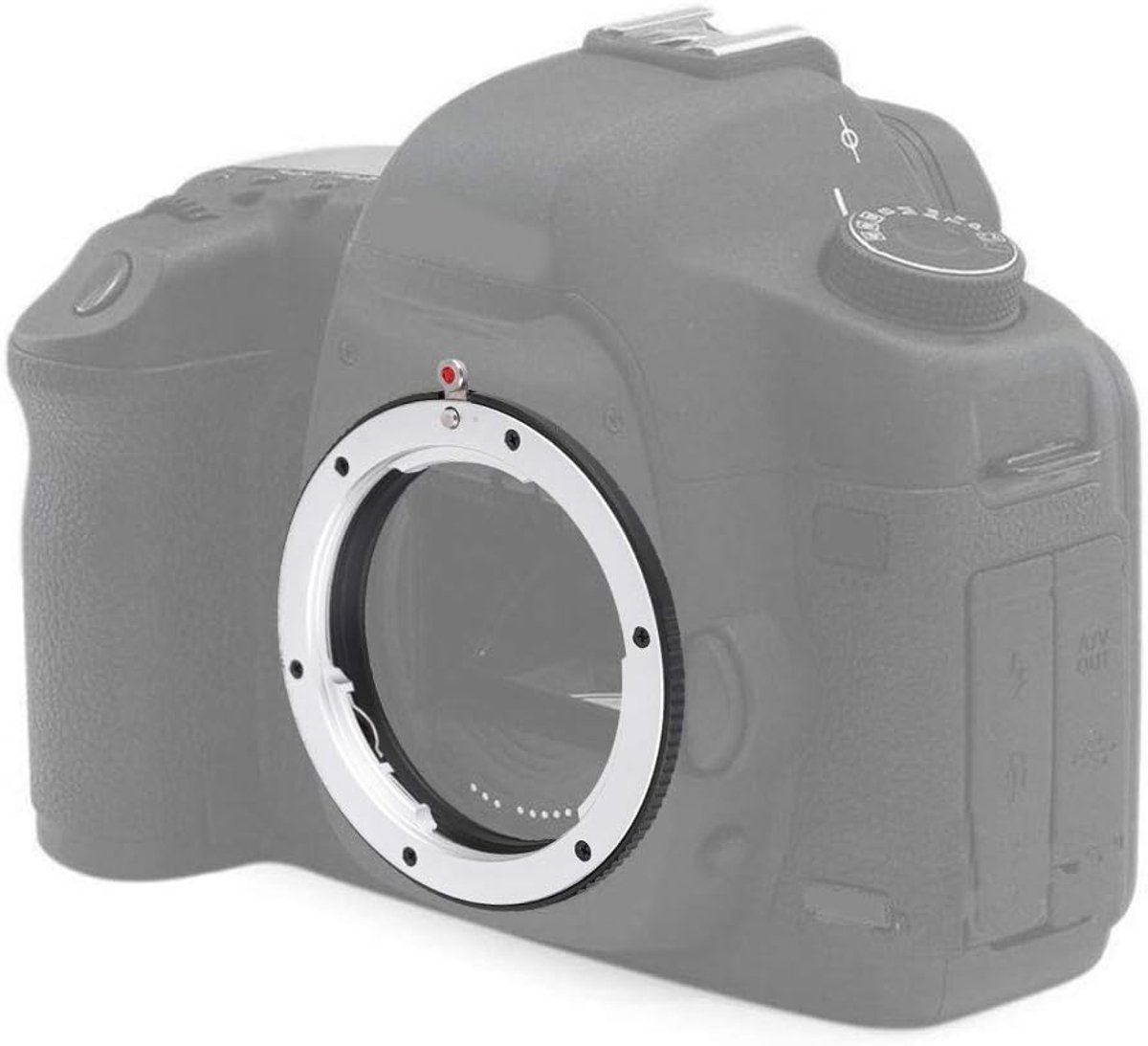 Lens Mount Adapter Ring - Leica R Lens - Canon EF Mount SLR Camera
