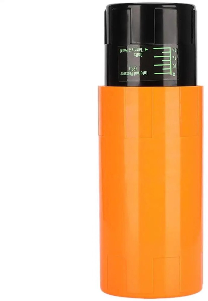 LeeuwenChoice® Tennisbal Container Met Drukregelaar - Padel Ballen Druk Cilinder - Voor Behoud van Luchtdruk in Tennis/Padel Ballen - Verlengt Levensduur Van Je Ballen