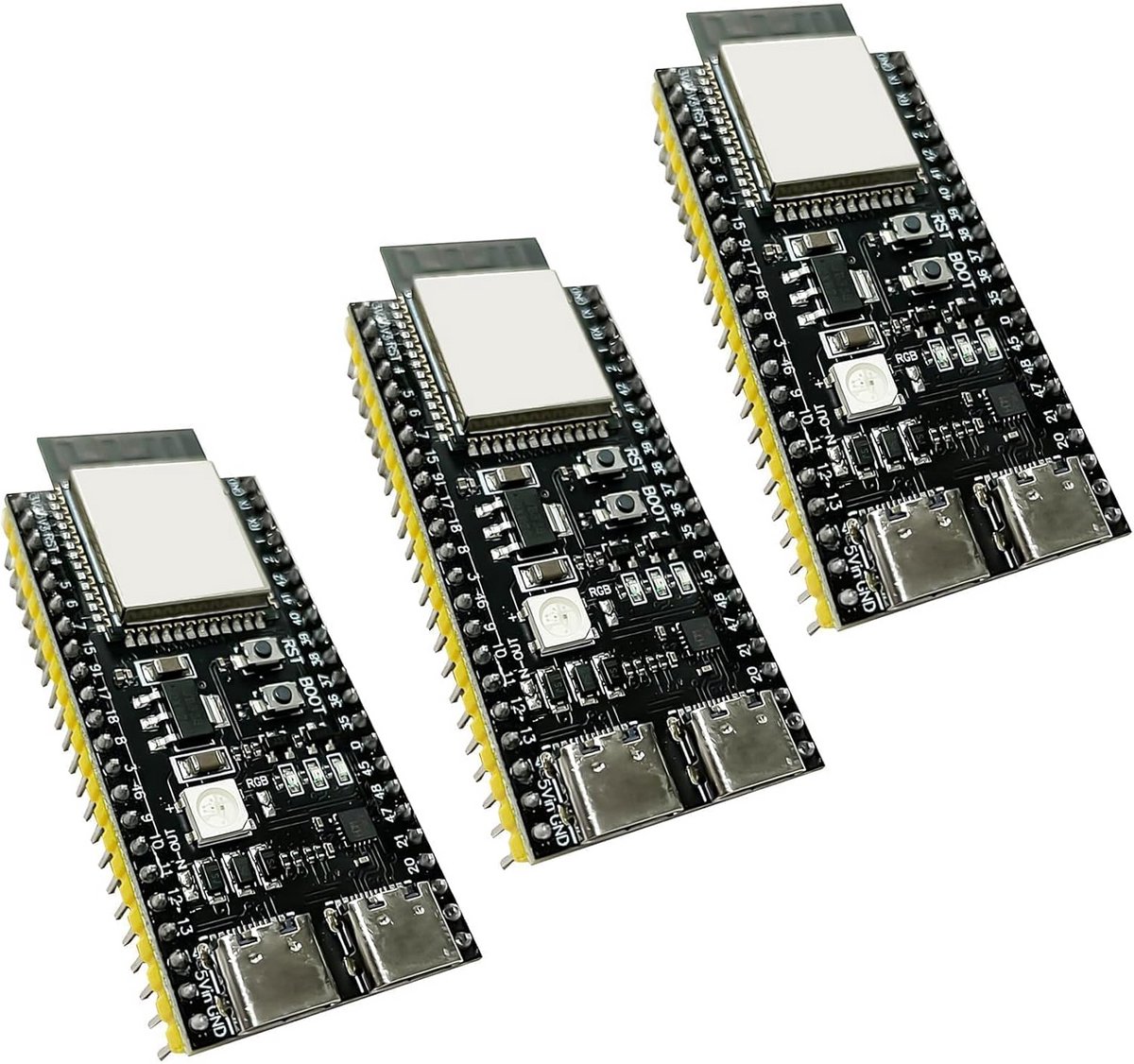 3 stuks ESP32-S3 Ontwikkelbord met WiFi en Bluetooth 5.0 voor Arduino Projecten