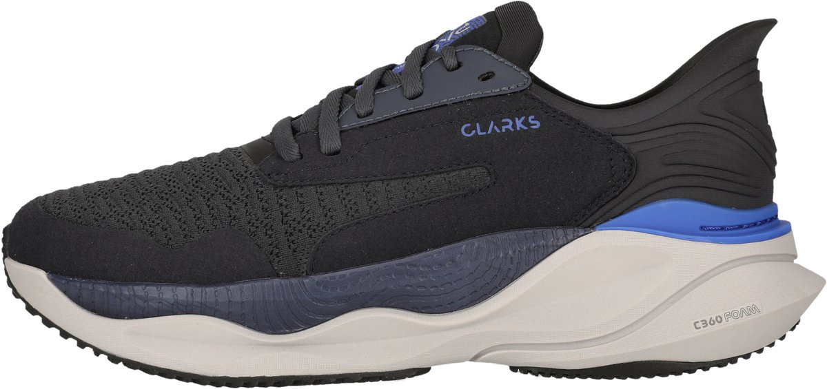 Clarks Pace Donkerblauw-grijs