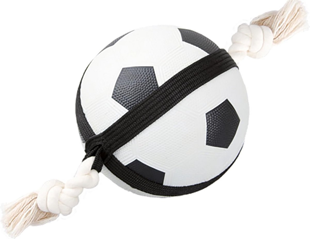 Mini Voetbal 12.5 cm - Wit en Zwart