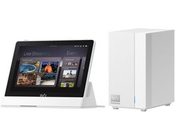 eufy HomeBase Professional S1 + eufy E10 Smart Display-Slimme Home Hub, 8″ Bedieningspaneel, Compatibel met eufy Beveiligingsapparaten, Vier Weergaven op Eén Scherm, Directe Deurmeldingen, Dagelijkse Evenementenrapporten – Bundelvoordeel