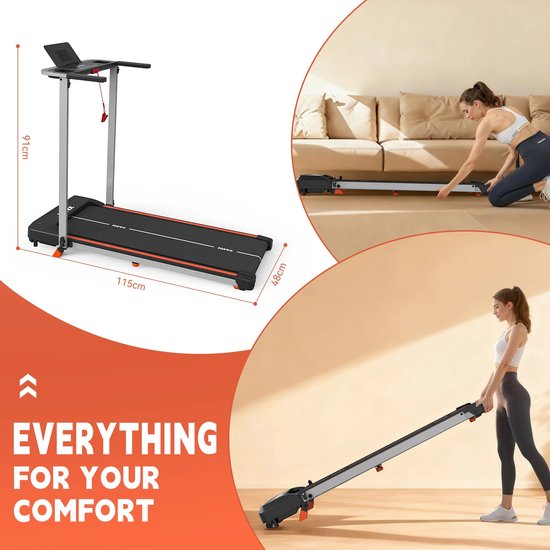 WalkingPad MC11 Elektrische Loopband Voor Thuis – Inklapbaar, Loopvlak 44x120 Cm, Snelheid Tot 12 Km/u, Met LED-display En App, Geschikt Voor Thuis En Kantoor 1 miniatura