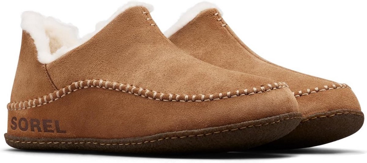 Heren Pantoffel Manawan II Moc - Warm en Comfortabel met Suède en Kunstbont