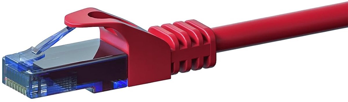 Korte Oranje CAT6a Patchkabel 0,5 meter RJ45 Ethernet Kabel