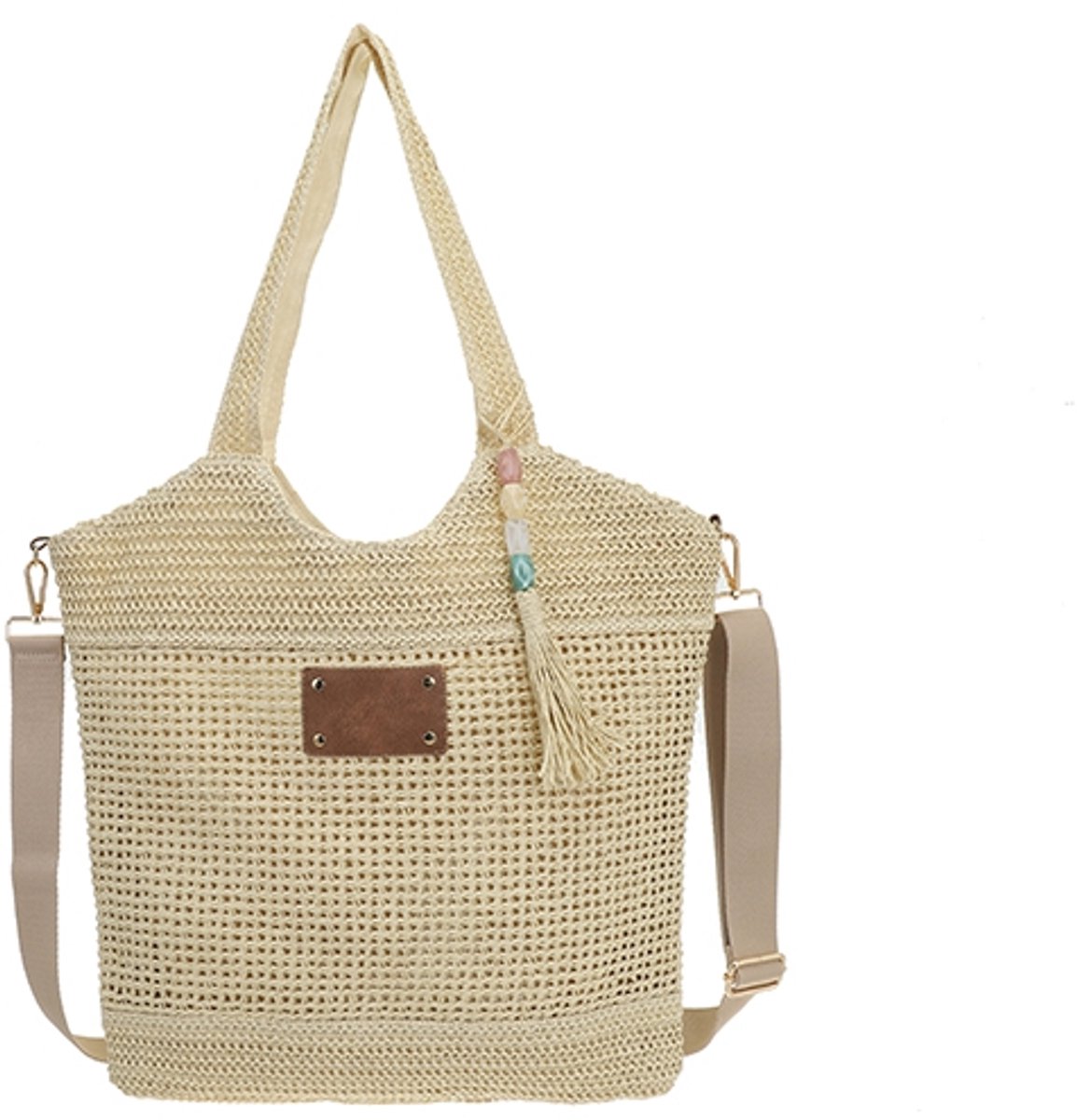 Natural strandtas Lagos- Zomer tas- Moederdag- NIEUW