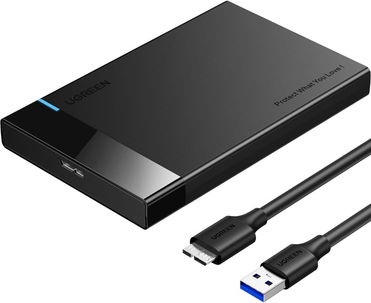 Externe Hard Drive Behuizing 2.5 Inch SATA III - USB 3.0 met 5Gbps UASP Ondersteuning