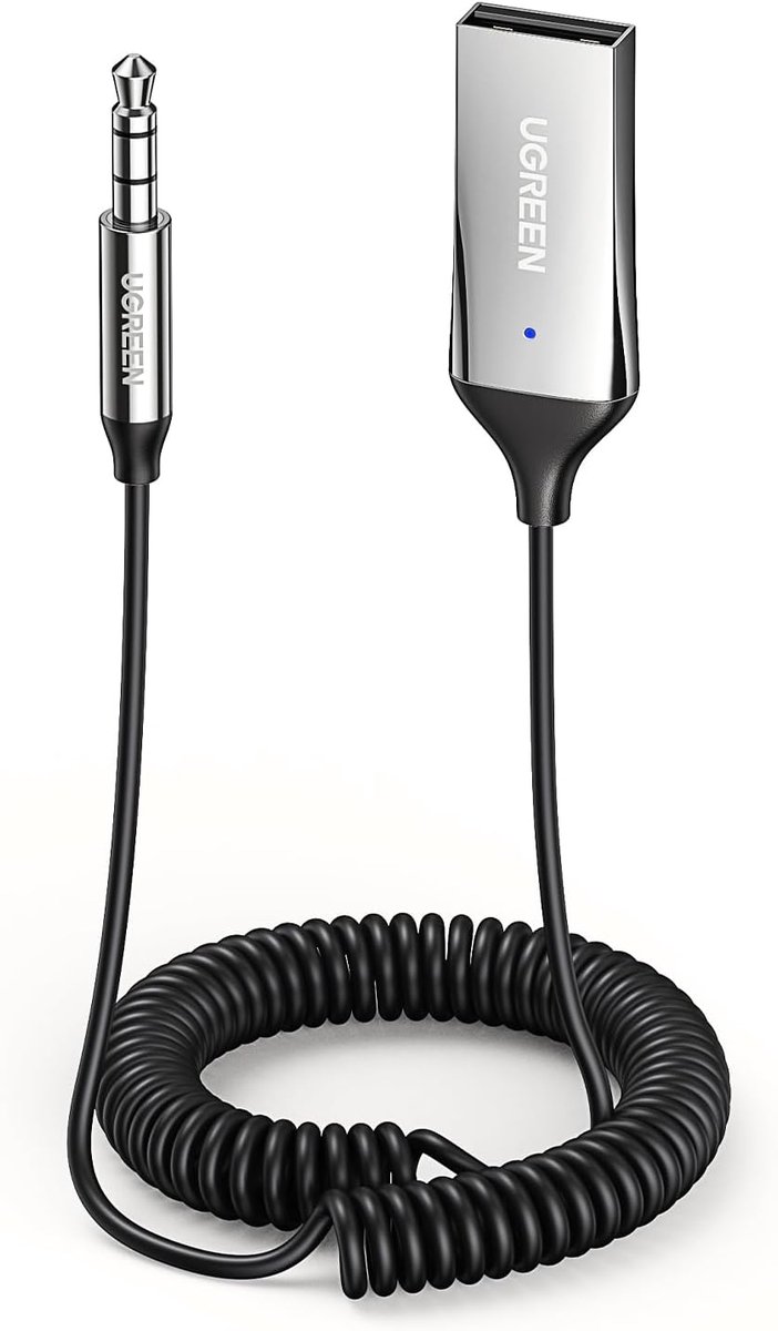 Bluetooth 5.4 Ontvanger voor Auto en Thuis - USB & AUX Verbinding met Ingebouwde Microfoon