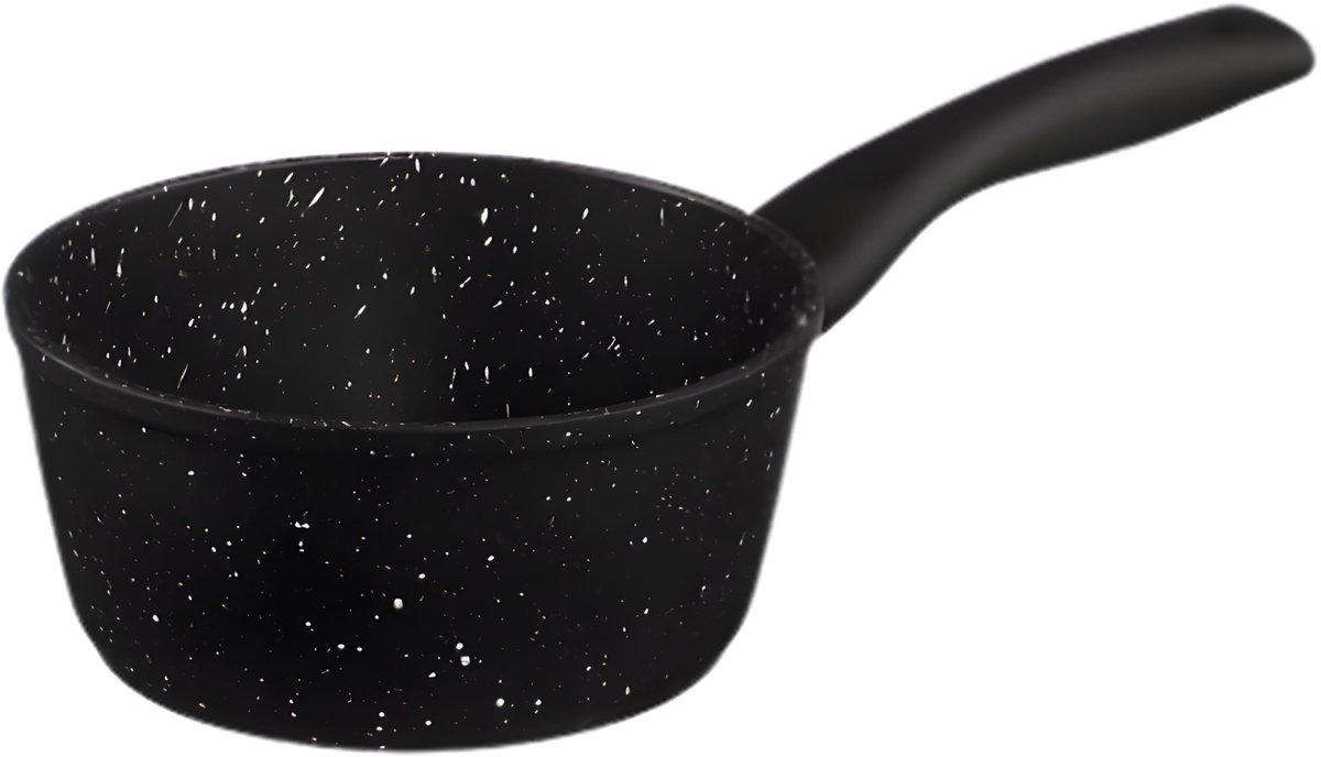 5Five - Steelpan/sauspan - Alle kookplaten geschikt - zwart - D16 cm