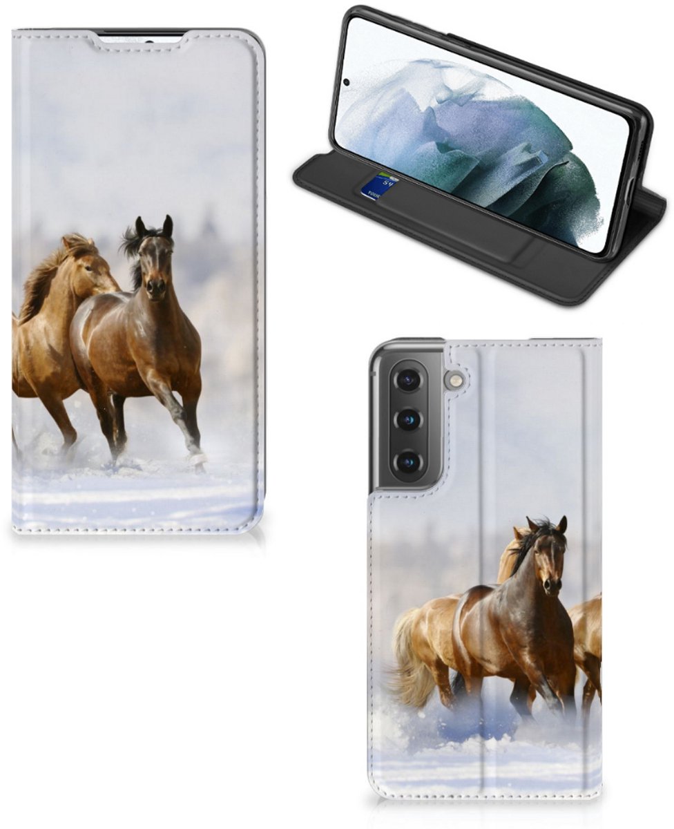 Samsung Galaxy S21 FE Hoesje maken Paarden