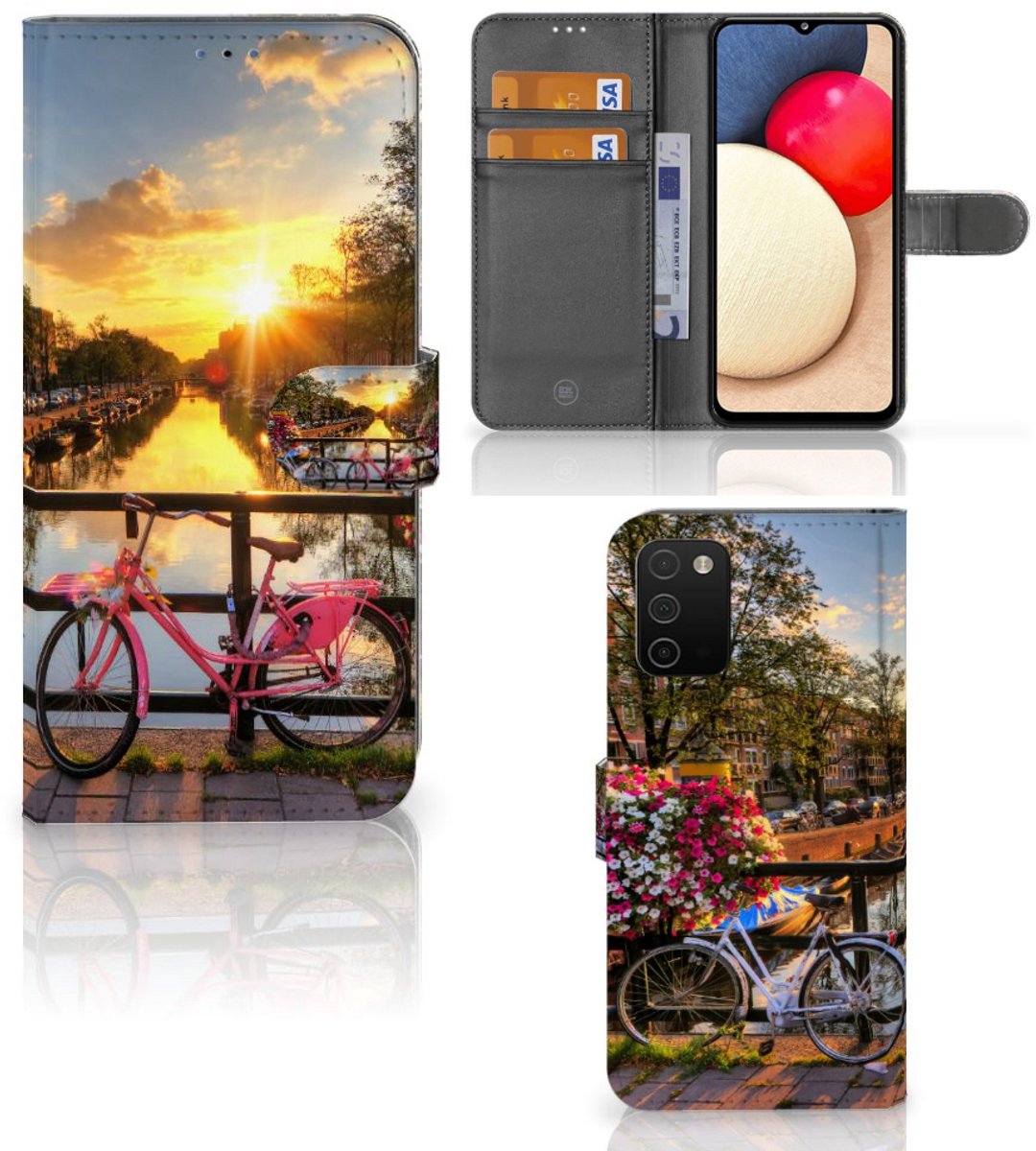 Samsung Galaxy A03s Flip Cover Amsterdamse Grachten