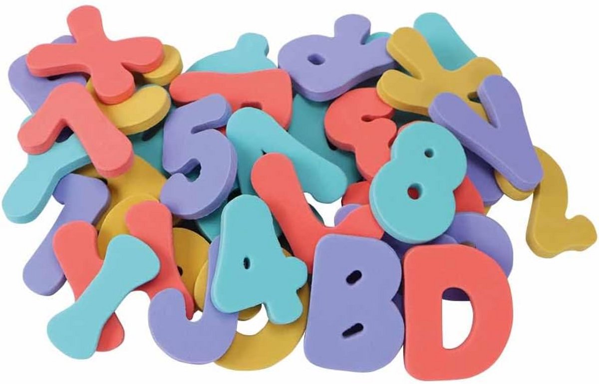 Bad Speelgoed Letters en Cijfers - Educatief Speelplezier voor Baby's