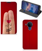 Étui cadeau pour femme Nokia 5.4 Smart Cover Love