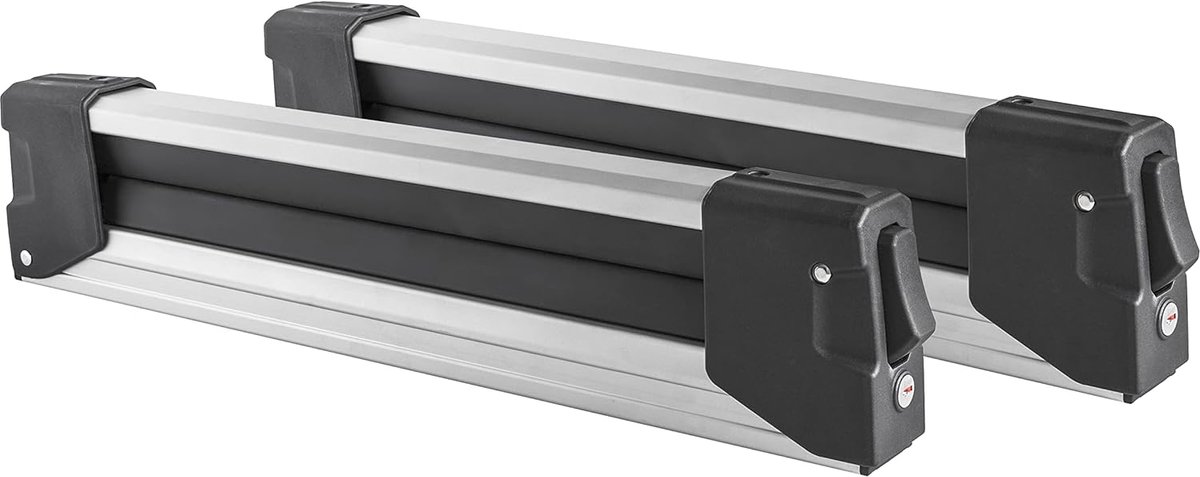 Skitrager voor 4 paar ski's of 2 snowboards - Aluminium met diefstalbeveiliging en krasbestendig profiel