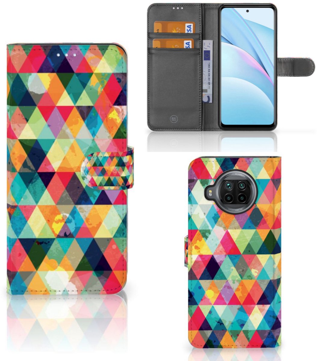 Xiaomi Mi 10T Lite Telefoon Hoesje Geruit