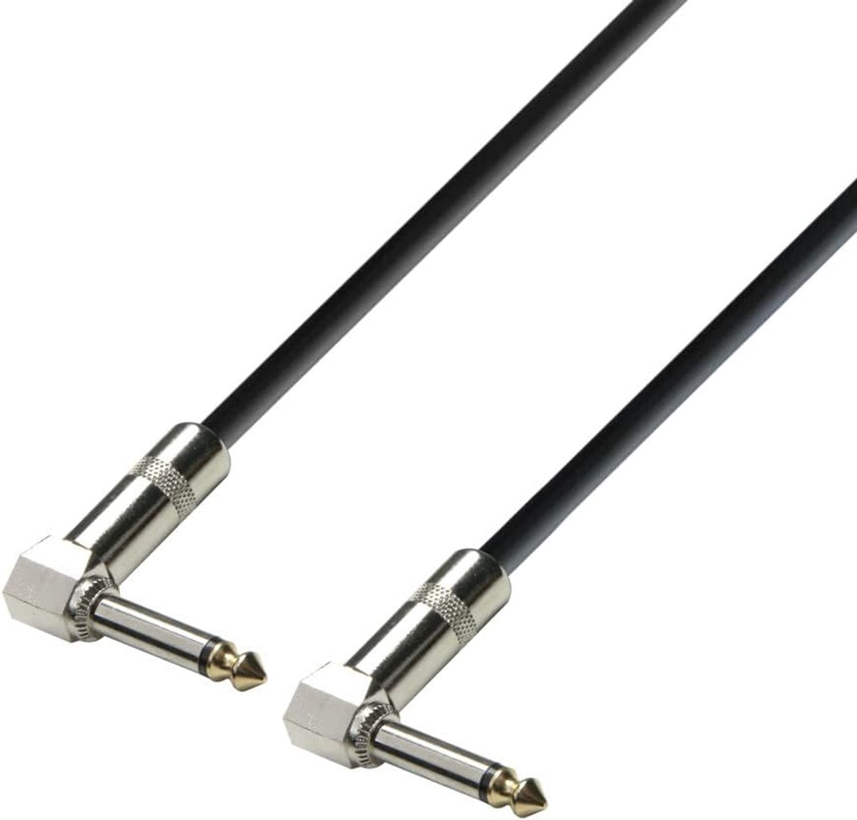 0.6m Schuine Jack Mono naar 6.3mm Schuine Jack Mono Instrument Kabel