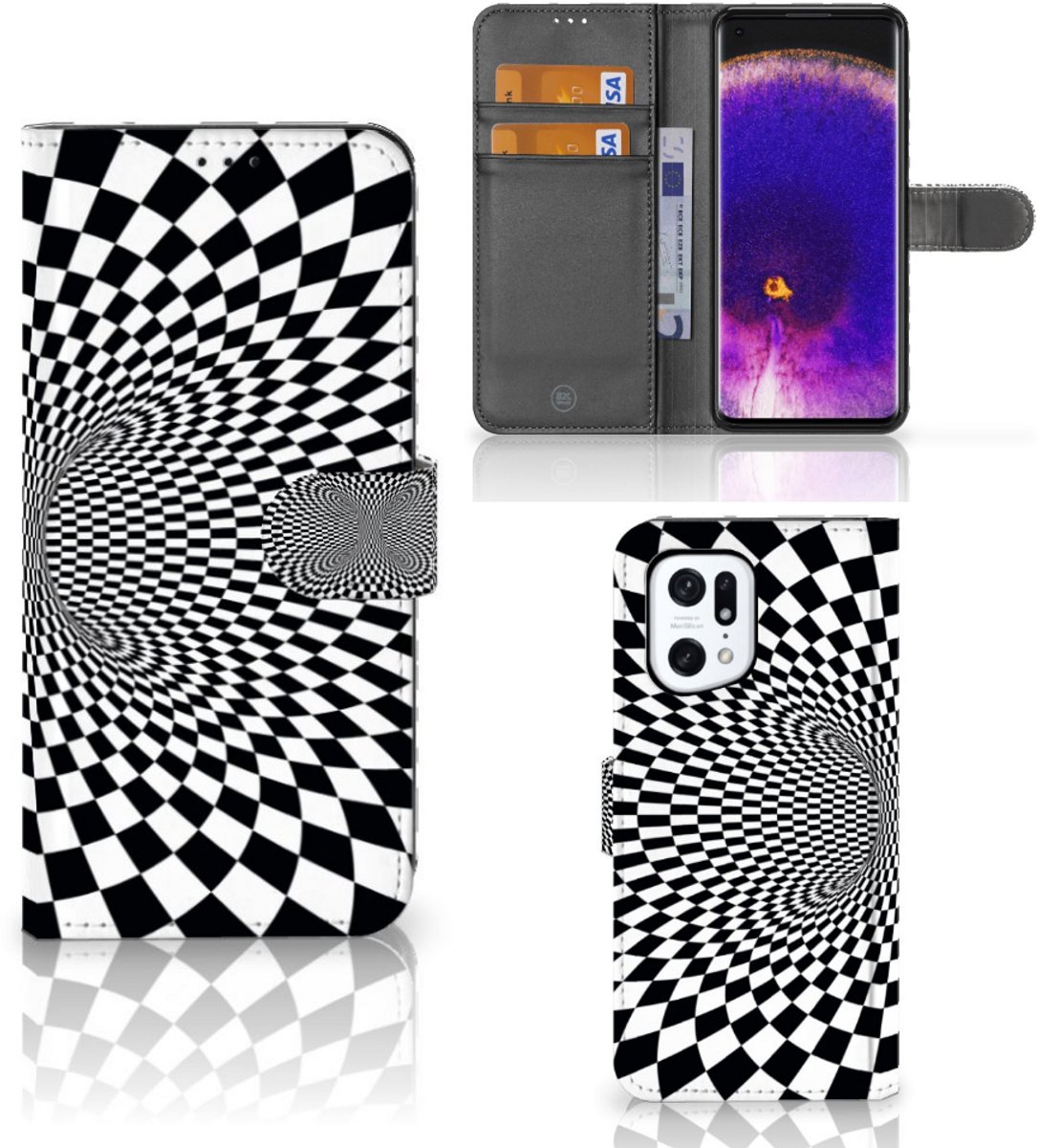 OPPO Find X5 Pro Book Case Illusie