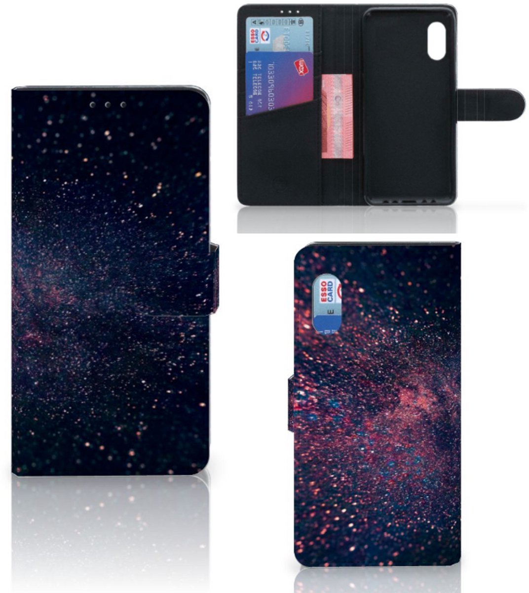 Samsung Xcover Pro Book Case Stars