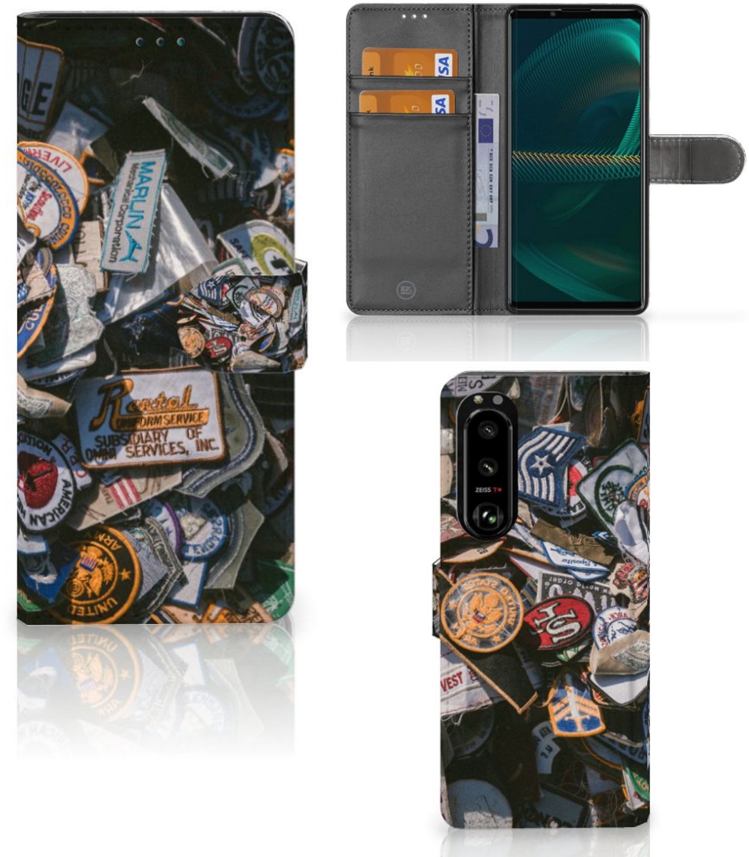 Sony Xperia 5III Telefoonhoesje met foto Badges