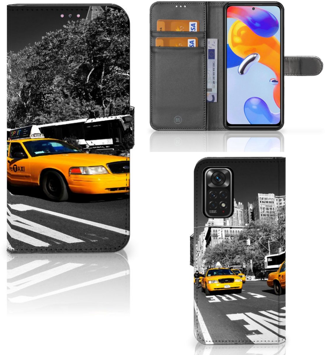 Xiaomi Redmi Note 11 Pro 5G/4G Flip Cover New York Taxi