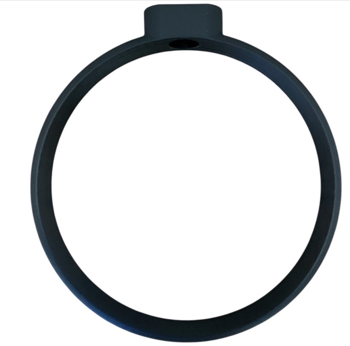 Plantenring voor wandpaneel - Klein -Akupanel - akoestische panelen - Lattenwand - 1 stuk - Boren niet nodig - Past op vrijwel ieder paneel - 9 cm binnendiameter