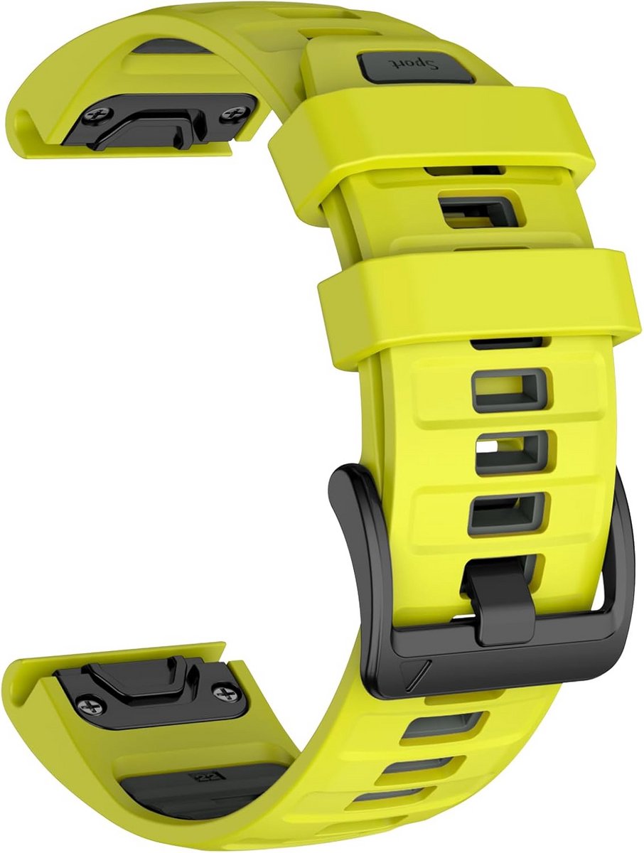 22mm QuickFit Horlogeband Silicone Sportband voor Diverse Sporthorloges
