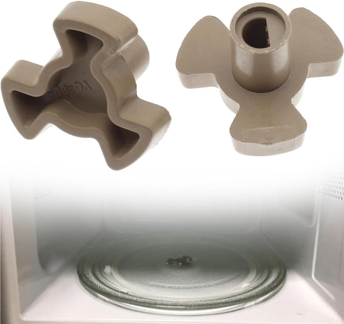 2 Stuks Universele Magnetron Draaiplateau Koppeling Houder