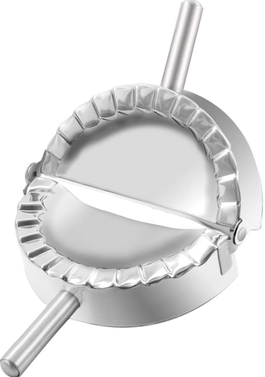 Grote RVS Empanada Pers - 2-in-1 Deegsnijder en Dumpling Vorm
