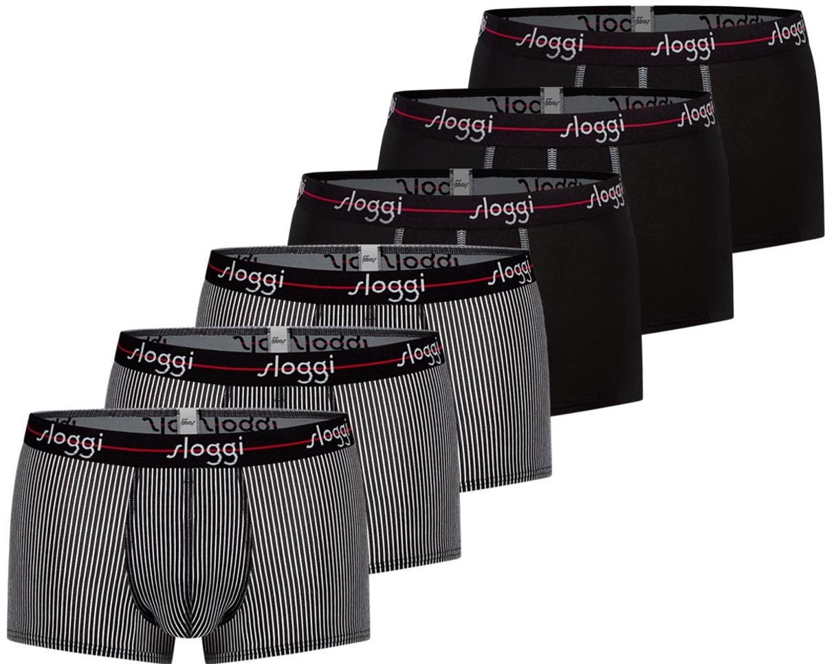 sloggi Heren hipster short / pant 6 pack Start