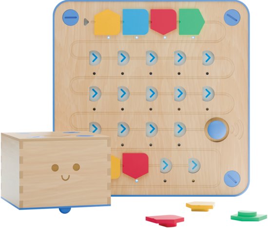 Primo Toys Cubetto+ Robot Speelset - Schermloos coderen voor kinderen vanaf 3 jaar - Montessori geïnspireerd