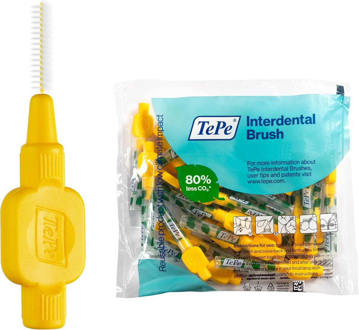 Interdental borstels 0.7mm - 25 stuks multi-pack voor optimale mondhygiëne
